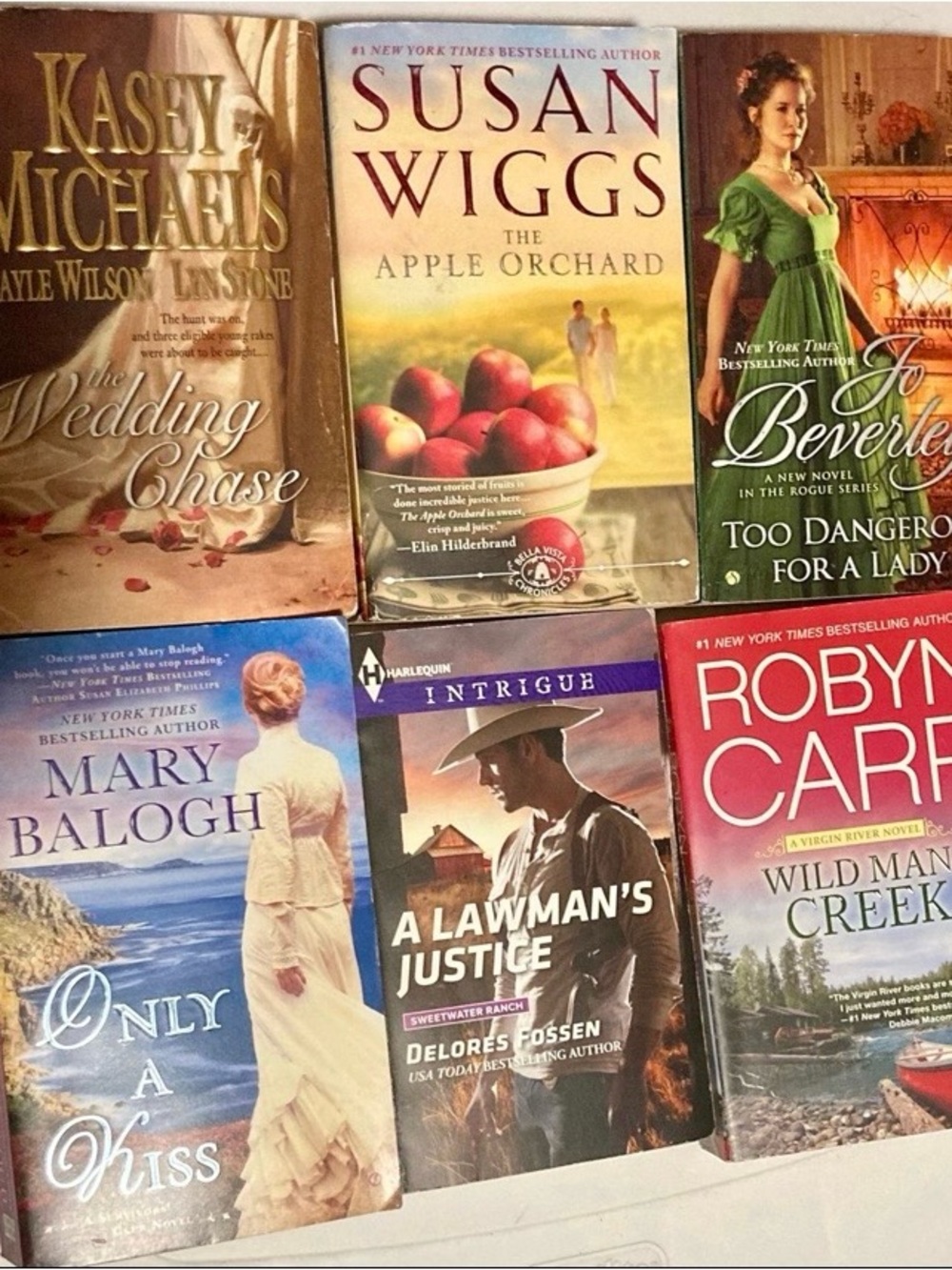Lot of 6 Romance Novels Victorian Historical Western 2003 2011-2015 paperback
